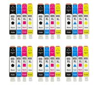 WYNAnGAI Cartuccia d'inchiostro ASW compatibile con chip 655 XL per stampanti Deskjet 3525 5525 4615 4625 4525 6520 6525 6625(6SET)