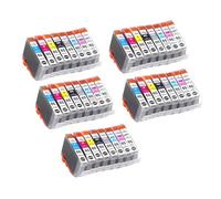 WYNAnGAI Cartuccia d'inchiostro CLI-65 compatibile con la stampante PRO-200 PRO200 PRO 200 Cartuccia d'inchiostro a colori CLI65(5SET)