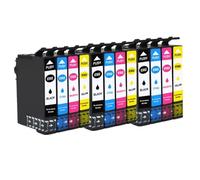 WYNAnGAI Cartuccia d'inchiostro compatibile 502XL T502 T502XL per stampanti Expression Home XP5100 XP5105 WorkForce WF2860DWF WF2865DWF(3BK 3C 3M 3Y)