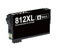 WYNAnGAI Cartuccia d'inchiostro compatibile 812XL con chip di aggiornamento per stampanti Workforce Pro WF-7820 WF-7840 WF-7310 EC-C7000(1 BK)