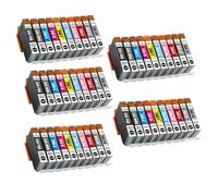 WYNAnGAI Cartuccia d'inchiostro compatibile a colori 10 pezzi 20 pezzi 30 pezzi PFI-300 PFI300 per stampante Image PROGRAF PRO-300(PFI-300-50pcs 5set)