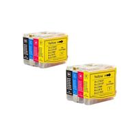 WYNAnGAI Cartuccia d'inchiostro compatibile con i modelli DCP serie 130C 135C 150C 153C 155C 157C LC10 LC37 LC51 LC57 LC960 LC970 LC1000(2set 8colors)
