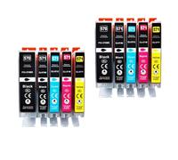 WYNAnGAI Cartuccia d'inchiostro compatibile con MG5751 MG5752 MG5753 5750 5751 5752 5753 per stampante cartuccia d'inchiostro a cinque colori PGI570(2SET)