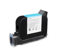 WYNAnGAI Cartuccia d'inchiostro compatibile con stampante a getto d'inchiostro portatile per la codificatrice di etichette con codice a barre con data di produzione(1xYellow-25.4mm)