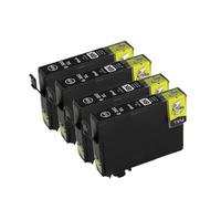 WYNAnGAI Cartuccia d'inchiostro compatibile E-502XL T502 T502XL per Expression Home XP-5100 XP-5105 WorkForce WF-2860DWF WF-2865DWF(4 BK)
