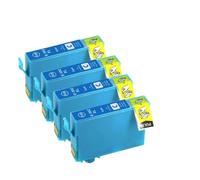 WYNAnGAI Cartuccia d'inchiostro compatibile E-502XL T502 T502XL per Expression Home XP-5100 XP-5105 WorkForce WF-2860DWF WF-2865DWF(4 Cyan)