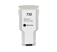 WYNAnGAI Cartuccia d'inchiostro compatibile HP730 per DesignJet T1600 T1600dr T1700 T1700dr T2600 T2600dr Design inchiostro completo(1PCS PBK)