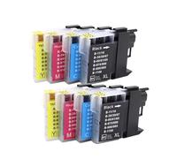 WYNAnGAI Cartuccia d'inchiostro compatibile LC990 per stampanti serie MFC tra cui 295CN 297C 490CW 5490CN 5890CN 5895CW 6490CW 670CD 670CDW(2Set)