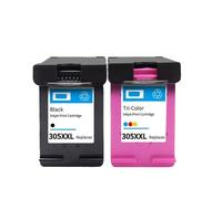 WYNAnGAI Cartuccia d'inchiostro compatibile per 305 305XL 305XXL per Deskjet Plus 4140 4152 4155 4158 4165 4168 4172 4175 Stampanti(1SET HP305XXL)