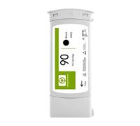 WYNAnGAI Cartuccia d'inchiostro compatibile per 90 HP90 Inchiostro pigmentato per stampanti a getto d'inchiostro Designjet 4000 4000ps 4020 4500 4520 con l'ultimo chip(1PC Black)