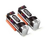 WYNAnGAI Cartuccia d'inchiostro compatibile per MG6340 MG7140 IP8740 MG7540 MX724 IX6840 PGI-450 CLI-451 BK C M Y(2BLACK PGI-450)