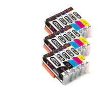 WYNAnGAI Cartuccia d'inchiostro compatibile per MG6340 MG7140 IP8740 MG7540 MX724 IX6840 PGI-450 CLI-451 BK C M Y(15PCS PGI-450)