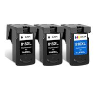 WYNAnGAI Cartuccia d'inchiostro compatibile per PG-815 CL-816 PG-815XL CL-816XL per stampanti IP2780 MP236 MP259 MP288(2PC BK 1PC CR)