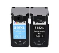 WYNAnGAI Cartuccia d'inchiostro compatibile per PG-815 CL-816 PG-815XL CL-816XL per stampanti IP2780 MP236 MP259 MP288(1Set)