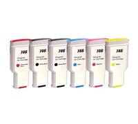 WYNAnGAI Cartuccia d'inchiostro compatibile per stampante HP746 Designjet Z6 Z9 Plus P2V83A P2V82A P2V80A(1SET 6COLORS)