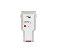 WYNAnGAI Cartuccia d'inchiostro compatibile per stampante HP746 Designjet Z6 Z9 Plus P2V83A P2V82A P2V80A(1PCS MAGENTA)