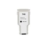 WYNAnGAI Cartuccia d'inchiostro compatibile per stampante HP746 Designjet Z6 Z9 Plus P2V83A P2V82A P2V80A(1PCS MATTE BLACK)