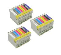 WYNAnGAI Cartuccia d'inchiostro compatibile per Stylus Photo R800 R1800 T0540 T0541 T0542 T0543 T0544 T0547 T0548 T0549 Con Chip(3 SETS)