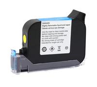 WYNAnGAI Cartuccia d'inchiostro di ricambio per stampante termica a getto d'inchiostro portatile compatibile con JS12 JS12M 600 DPI 12,7 mm inchiostro eco solvente ad asciugatura rapida(Yellow)