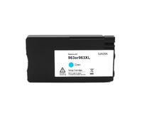 WYNAnGAI Cartuccia d'inchiostro nero compatibile per OfficeJet serie 9010 compresi i modelli 9012 9015 9018 9022 9023 9025 9026 9027 9028 9020 Serie di ricambio per 963 963XL(H963XL-1 CYAN)