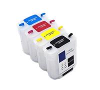 WYNAnGAI Cartuccia d'inchiostro ricaricabile a 4 set di colori con chip di ripristino automatico compatibile con la stampante Designjet 510