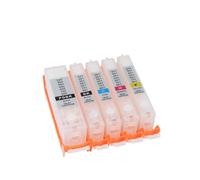 WYNAnGAI Cartuccia d'inchiostro ricaricabile a 5 colori compatibile con le stampanti IP7240 MG5440 MG6340 MX924 con chip ARC