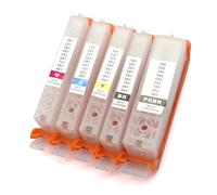 WYNAnGAI Cartuccia d'inchiostro ricaricabile compatibile PGI580 CLI581 per TR7550 TR8550 TS6150 TS6151 TS6250 TS9550 TS9551 TS6350 TS705(580 581 Refil 5Color)