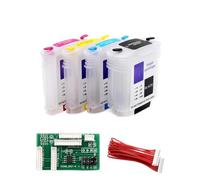 WYNAnGAI Cartuccia d'inchiostro ricaricabile con decodificatore chip compatibile con DesignJet 111 111R per HP11 82