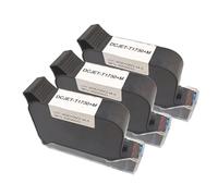 WYNAnGAI Cartuccia d'inchiostro solvente compatibile per stampante a getto d'inchiostro portatile DCJET T1730M per la produzione di etichette con codici a barre(3 PCS T1730 M)