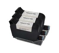 WYNAnGAI Cartuccia d'inchiostro solvente da 12,7 mm compatibile con un livello 1/3/5 pezzi colori multipli ad asciugatura rapida per stampante SOLKJET 1704K(3PCS)