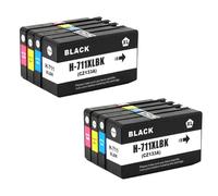 WYNAnGAI Cartuccia d'inchiostro sostitutiva per 711XL 711 compatibile con stampanti DesignJet T120 T520 Fornitura inchiostro completa(2set)