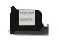 WYNAnGAI Cartuccia per stampante a getto d'inchiostro portatile Inchiostro ad asciugatura rapida compatibile con l'etichettatura della data di scadenza su bottiglie di plastica PET(1xBlue-25.4mm)
