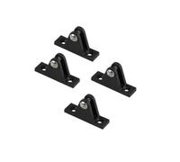 WYNAnGAI Cerniere per Ponte per Barche Marine Resistenti in plastica di Nylon Nero Accessori per Yacht con Montaggio Laterale compatibili con l'hardware(60MM-4PC)