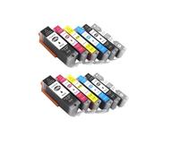 WYNAnGAI Confezione da 12 cartucce d'inchiostro compatibili PGI 650 CLI 651 per stampanti MG6360 MG6460 MG7160 IP7260 IX6860 IP8760 MX726 MX926