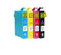 WYNAnGAI Confezione da 4 cartucce d'inchiostro compatibili per stampanti T1411 T1412 T1413 T1414 ME 32 33 35 320 330 340 350 82WD 85ND 535 560W 570W