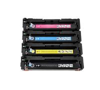 WYNAnGAI Confezione da 4 cartucce toner compatibili CB540A CB541A CB542A CB543A per colori CP1215 CP1515n CP1518ni CM1312 sostituzione 125A