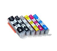 WYNAnGAI Confezione da 6 cartucce d'inchiostro compatibili per MG5760 MG5765 MG5766 MG6860 MG6865 MG7760 MG7765 MG7766 PGI670