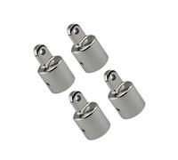 WYNAnGAI Raccordi Bimini marini in Acciaio Inossidabile 316 da 2 Pezzi Tappo lucidato a Specchio Resistente 22mm 25mm Compatibilità