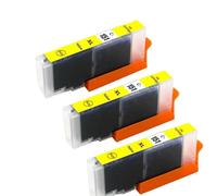 WYNAnGAI Set cartucce d'inchiostro compatibili per MG7510 IP8710 MG6310 MG7110 PGI-150 CLI-151 PGI150XL CLI151XL(3PCS- YELLOW)