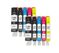 WYNAnGAI Set cartucce d'inchiostro compatibili PGI580 CLI581 per TR7550 TR8550 TS6150 TS6151 TS6250 TS9550 TS9551C TS6350 TS705 1/2/3/4 confezione(5Color 2set)