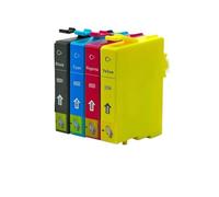 WYNAnGAI Set completo di cartucce d'inchiostro T0551 T0552 T0553 T0554 con chip compatibile con stampanti a getto d'inchiostro Stylus Photo RX420 RX425 RX520 R240 R245(1 set)