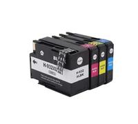 WYNAnGAI Set di 4 cartucce d'inchiostro compatibili per HP932 933 per stampanti OfficeJet 6100 6600 6700 7110 7610 7510 7512(1SET)