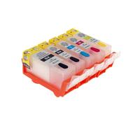 WYNAnGAI Set di 5 cartucce d'inchiostro ricaricabili compatibili con PGI825 CLI826 per stampanti MG8180 6180 5280 IP4880 4980 IX6580 MX888