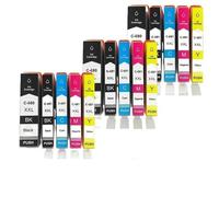 WYNAnGAI Set di cartucce d'inchiostro compatibili 5 colori PGI680 CLI681 per modelli di stampante TS706 TR7560 TR8560 TS6160 TS6260 TS8160 TS8260 TS9160 TS9560