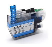 WYNAnGAI Set di cartucce d'inchiostro compatibili a 4 colori per DCP-J1050DW MFC-J1010DW DCP-J1140DW 421XL 421 421XL(421XL-CYAN)