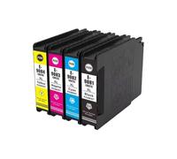 WYNAnGAI Set di cartucce d'inchiostro compatibili a colori per i modelli WorkForce Pro WF-6090DW 6590DWF T9071 T9081 T9082 T9083 T9084(1 SET)