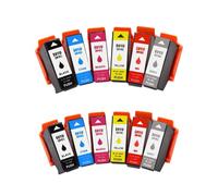WYNAnGAI Set di cartucce d'inchiostro compatibili da 100 ml * 6 per stampanti Expression Photo HD XP-15010 XP-15080 con cartucce d'inchiostro a colori con chip(2set)
