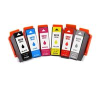 WYNAnGAI Set di cartucce d'inchiostro compatibili da 100 ml * 6 per stampanti Expression Photo HD XP-15010 XP-15080 con cartucce d'inchiostro a colori con chip(1set)