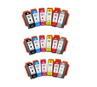 WYNAnGAI Set di cartucce d'inchiostro compatibili da 100 ml * 6 per stampanti Expression Photo HD XP-15010 XP-15080 con cartucce d'inchiostro a colori con chip(3set)