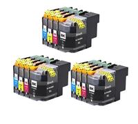 WYNAnGAI Set di cartucce d'inchiostro compatibili per 669 665 Include 665XL e 669XL per i modelli MFC-J2320 MFC-J2720(669 665 12PCS 3SET)